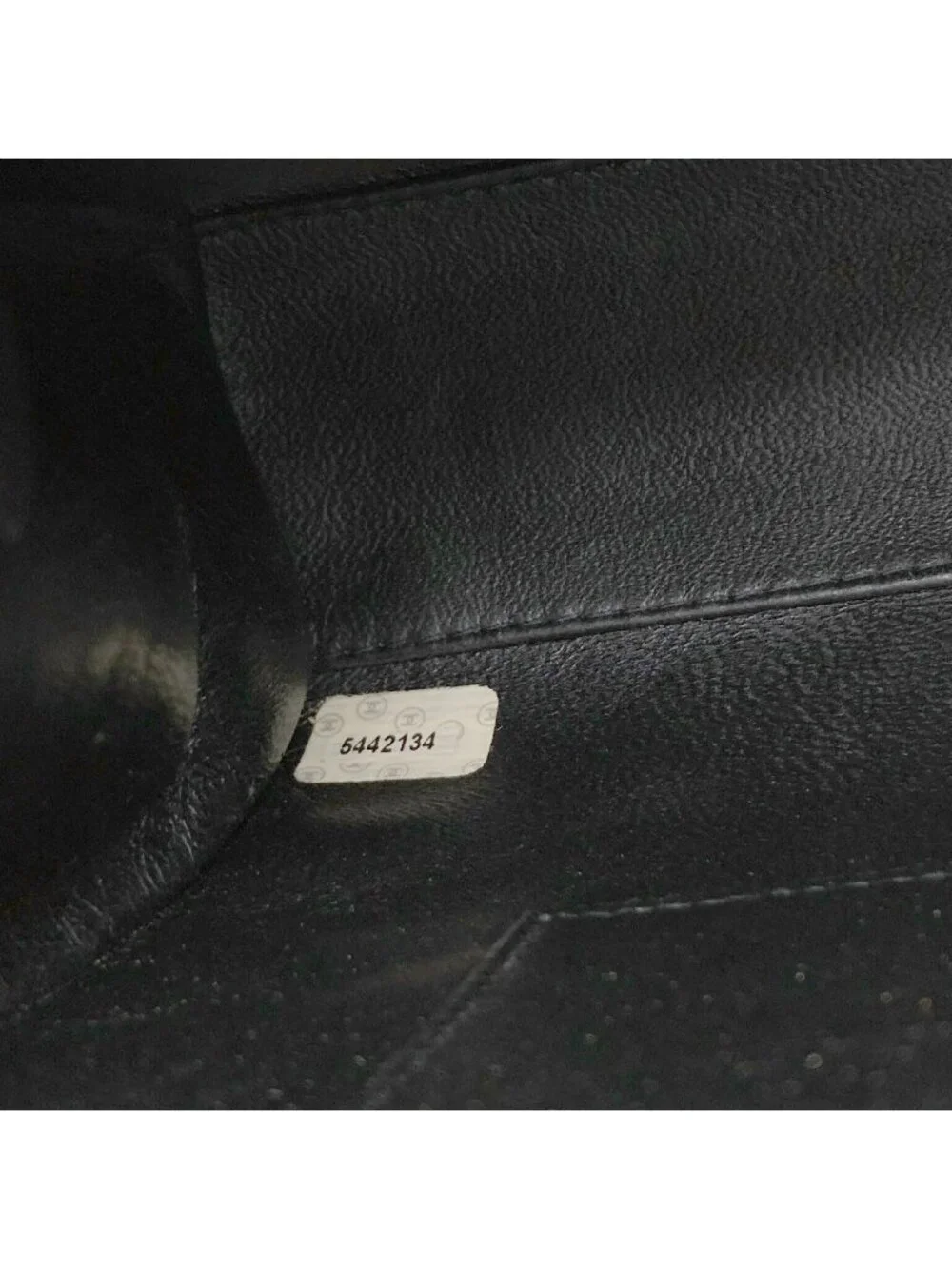 Chanel CC Logo Quilted Handbag Grained Calfskin